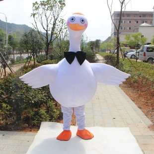 供应卡通人偶服装 个性鸭子行走人偶道具服装人物服装成人