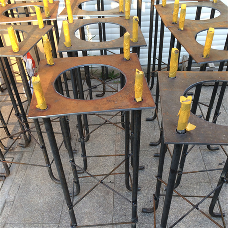 供应路灯预埋件 中高杆灯预埋件 折叠式基础笼 10米灯杆基础笼