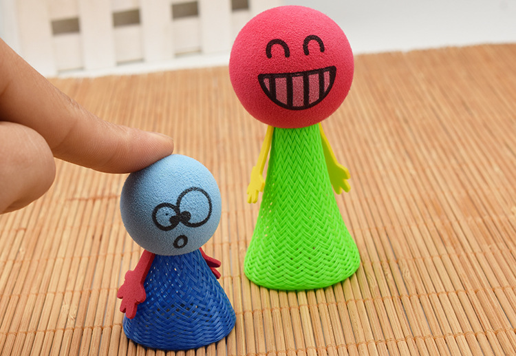 大号弹跳精灵eva弹簧人 弹跳人跳跳人小朋友礼物地摊娃娃玩具批发