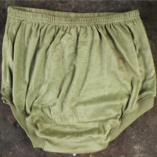 正品老式三角裤军黄色内裤八一大裤衩军迷三角短裤宽松部队纯棉