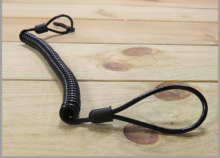 凯夫拉线弹簧枪绳户外军迷战术防丢伸缩挂绳塑料弹簧绳 厂家直销