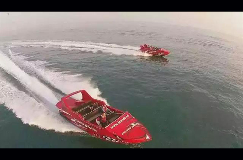 漂移艇喷射快艇动感飞艇新西兰飞鲨游艇旅游开发装备