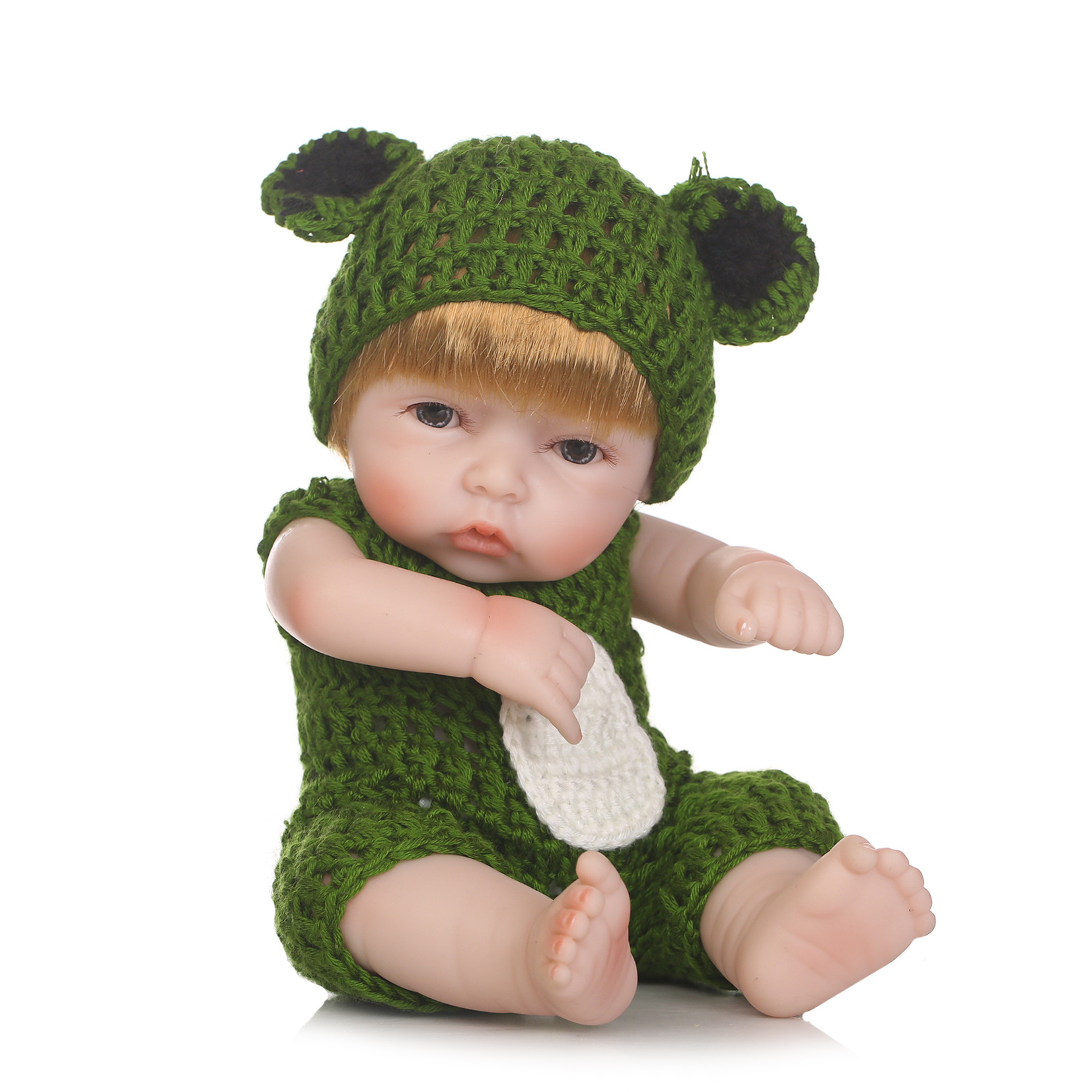 npk全胶仿真婴儿娃娃 可爱过家家玩具礼物 外贸热卖爆款推荐