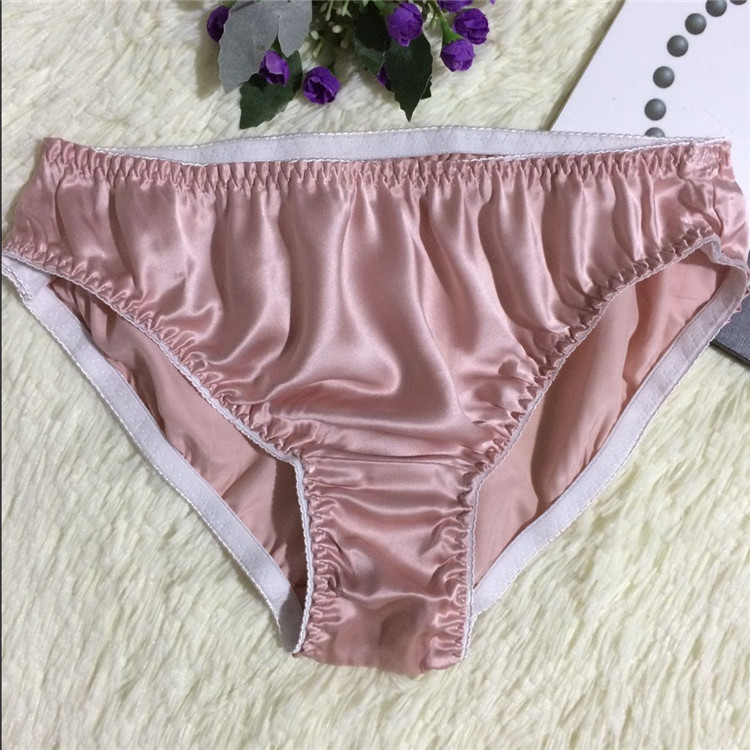桑蚕丝内裤 女士真丝三角内裤 加大码内裤打底裤轻薄透气内裤