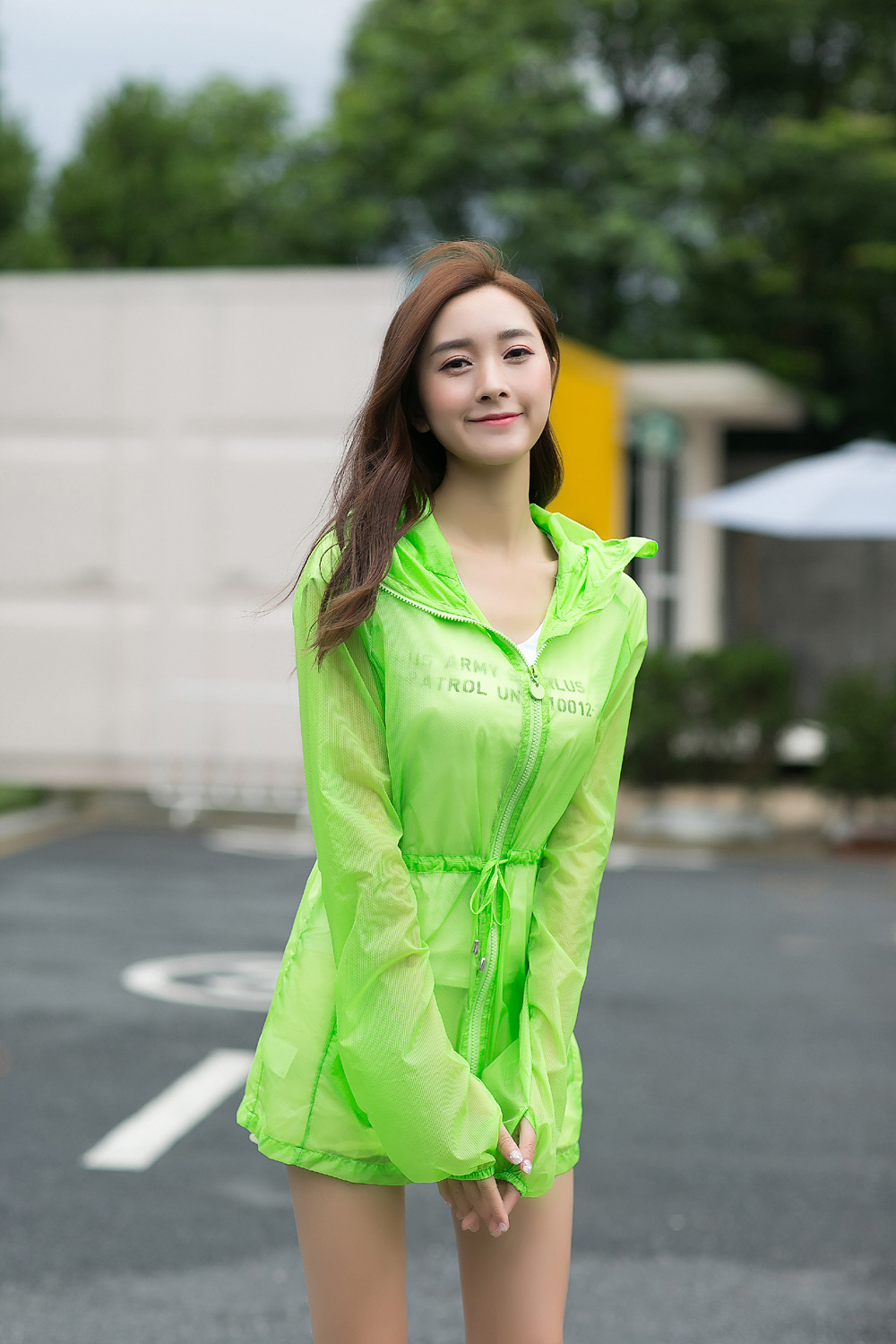 夏季新款女士防晒衣长袖时尚防紫外线中长款透气外套