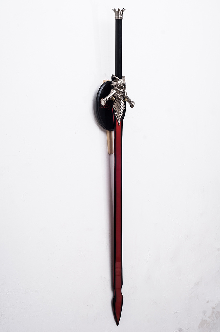 升级版鬼泣但丁剑影视道具叛逆之刃游戏道具工艺礼品挂件 未开刃