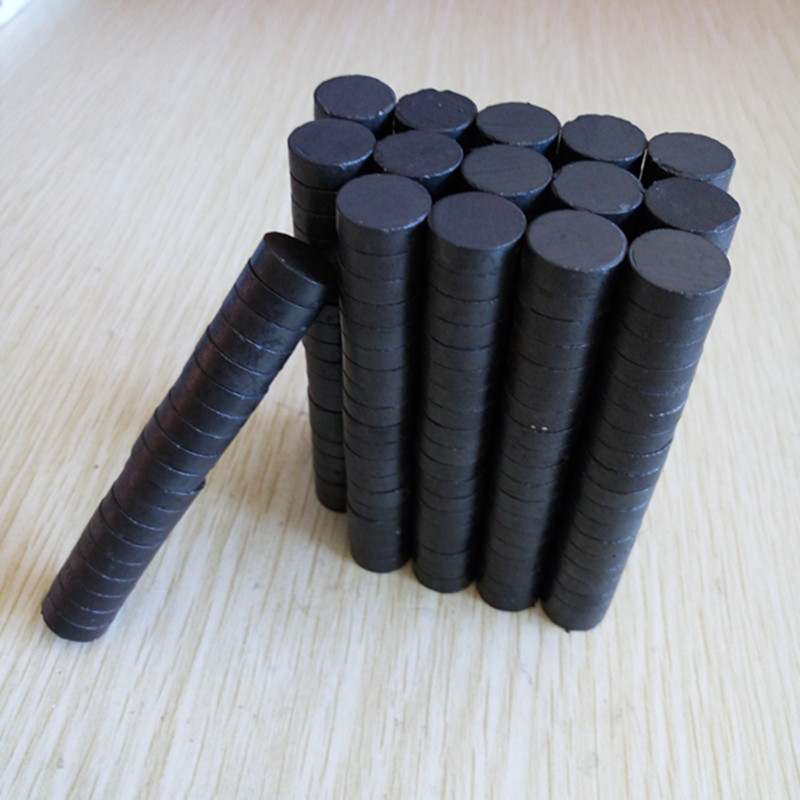 恒帆铁氧体厂家直销优质普磁黑磁保健面包磁 方圆环铁氧体黑磁