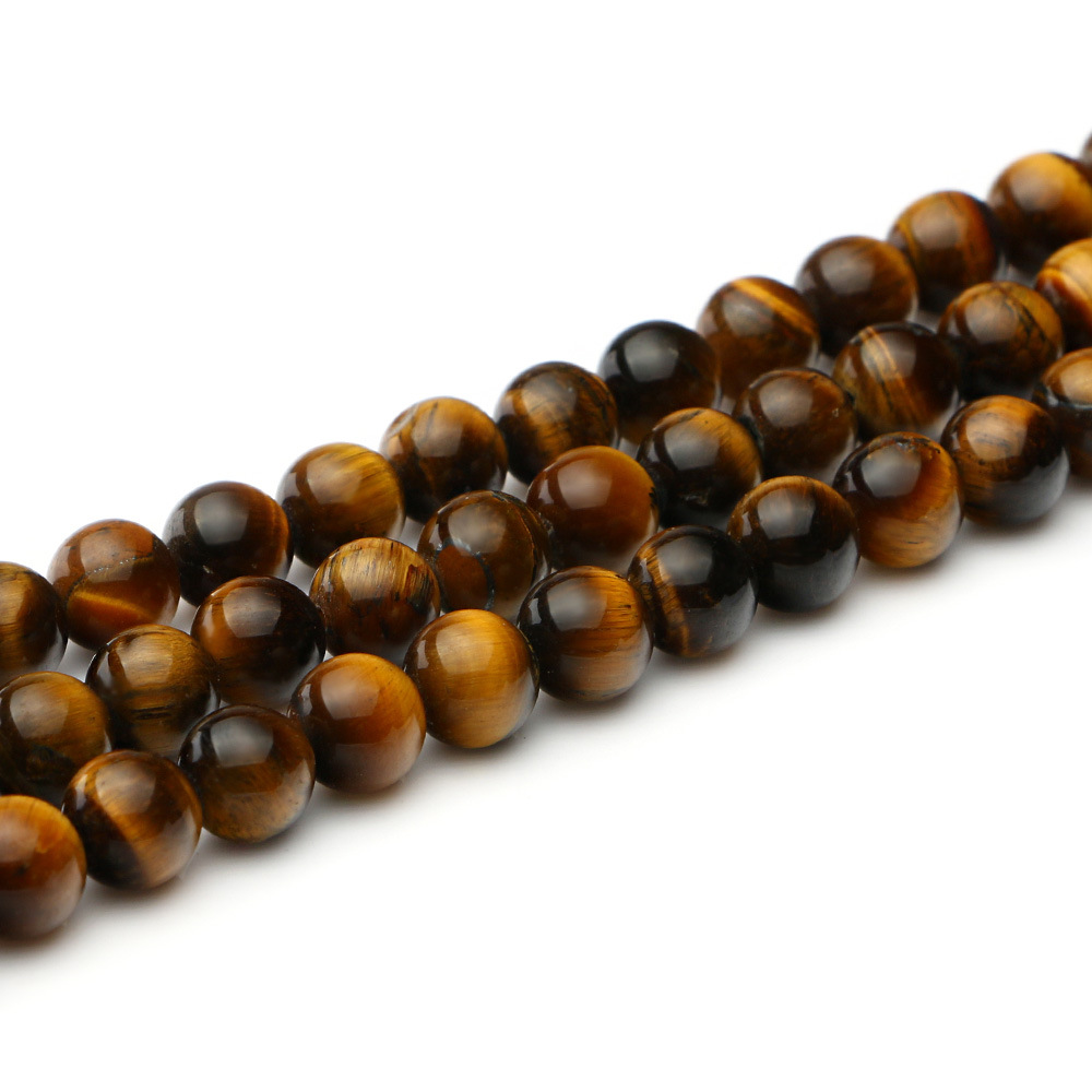 6mm 8mm 10mm 虎眼石珠子 手链项链饰品珠子