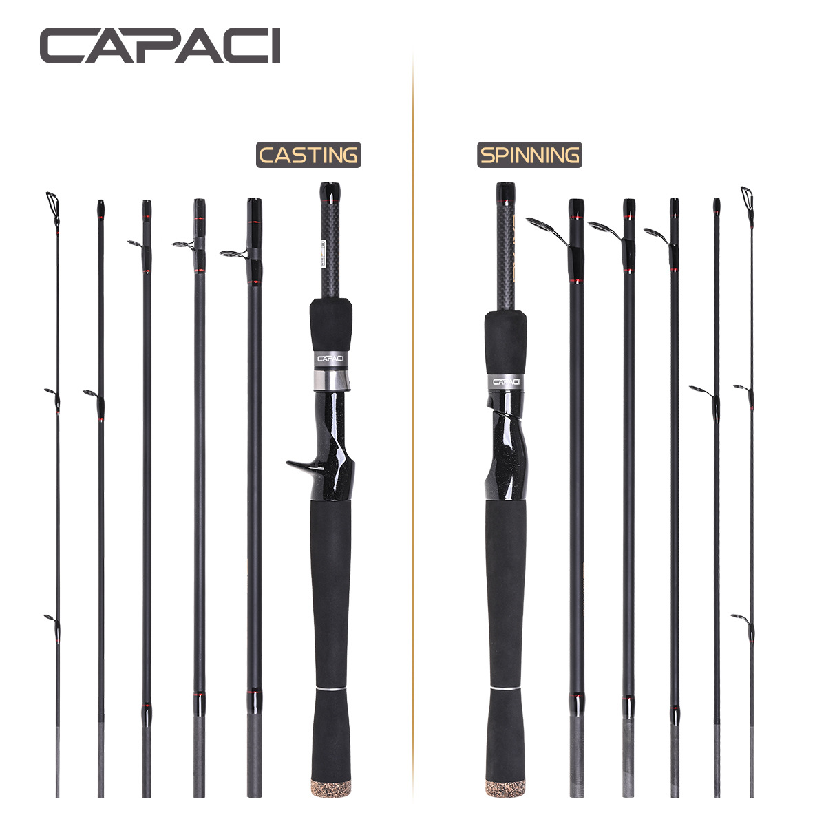 28040 Capaci [Multi-Section Ultra-Short Lure Rod] 2.1/2.4 M Straight Pikestaff Weever Sea Fishing Rod 67