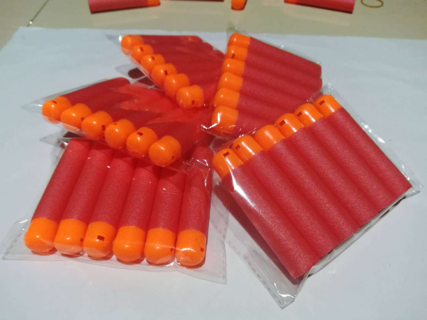 厂家直销9.5cm软弹枪eva泡沫海绵红狙子弹 狙弹哨音 精英软弹批发