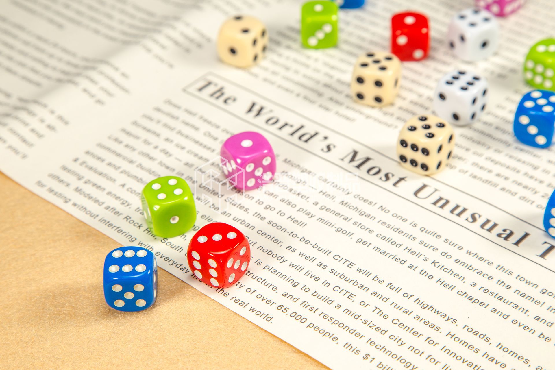 多色点数骰子 亚克力骰子粒 ktv夜店游戏用色子批发