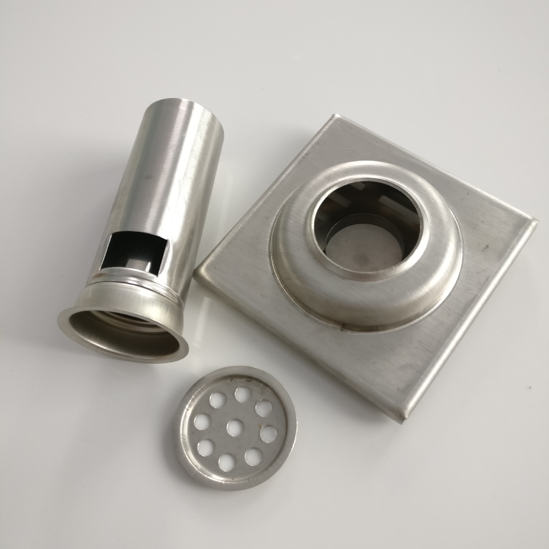 加厚304不锈钢防臭地漏快速侧排水abs塑料芯防虫厨房地漏厂家直销