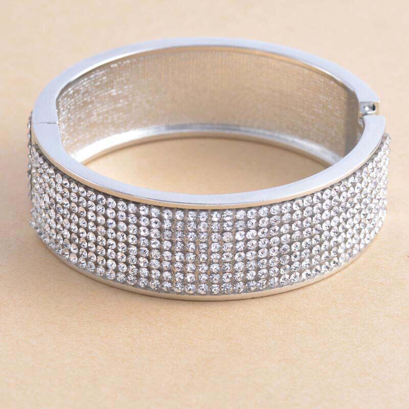 Guangdong Factory Direct Sales New Jewelry Fashion Exaggerated Opening Metal Bangle Bracelet