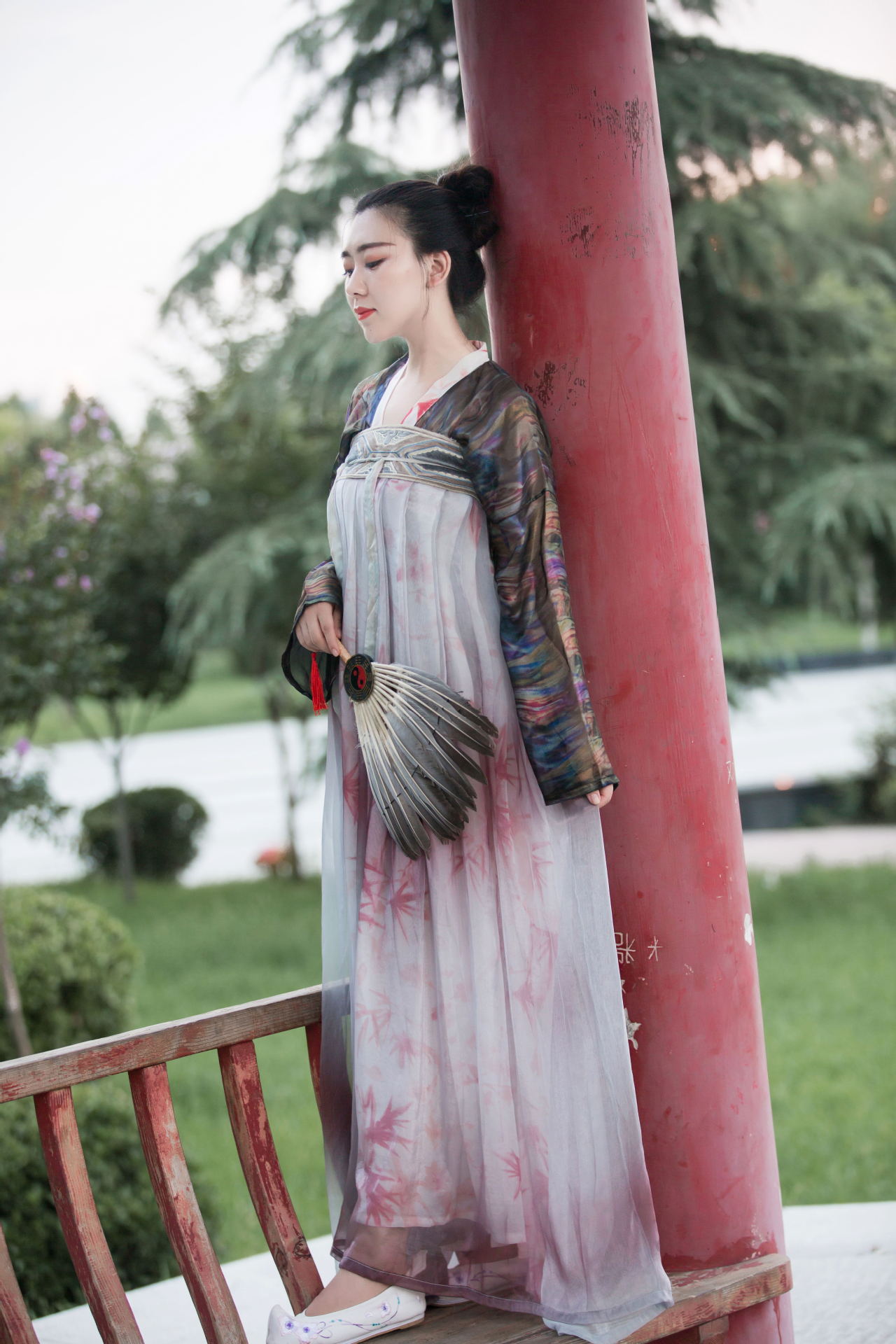 长生殿-司南阁传统对襟齐胸襦裙汉服女 织金大袖衫 春夏款非古装