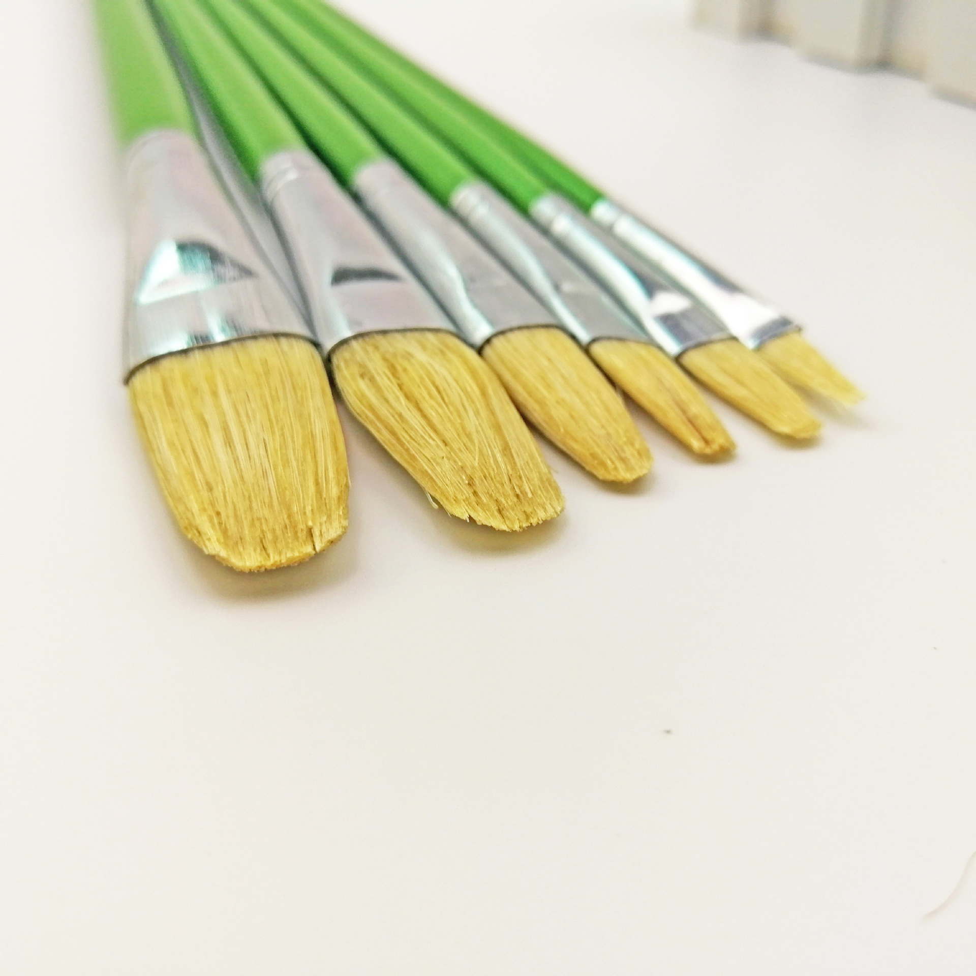 厂家直销谢德堂515鸭舌头猪鬃毛水粉笔油画笔狼毫丙烯画笔