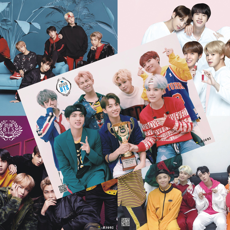 nine percent海报 1套8张 高清铜版纸 百分之九少年周边墙贴纸