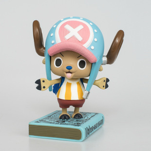 新世界乔巴踩书本公仔海贼王2年后路飞手办模型渔人岛篇航海地图