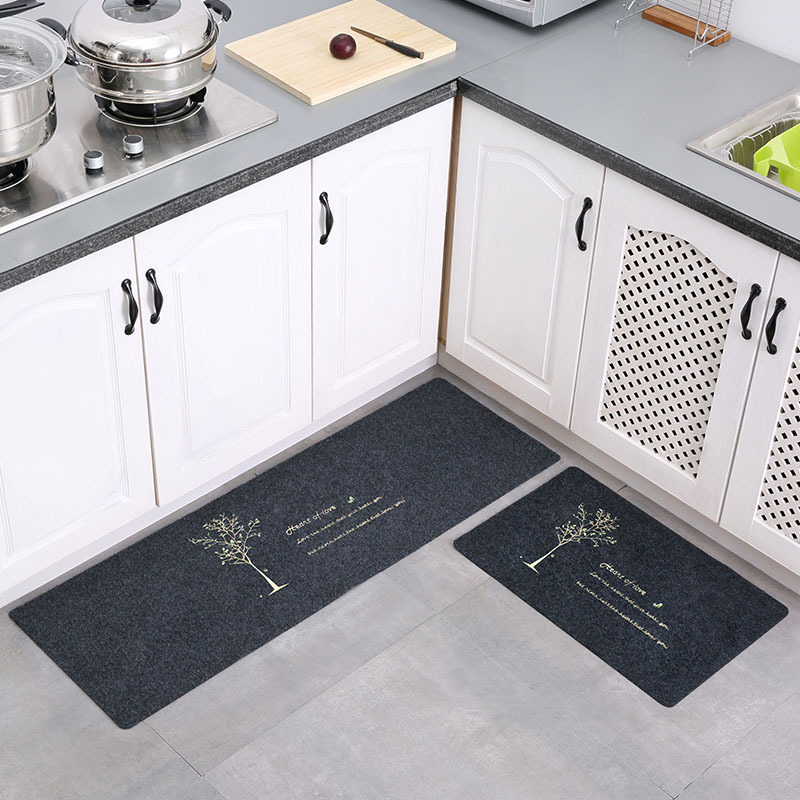 Kitchen Floor Mat Cross-Border Door Foot Mat Absorbent Oil-Absorbing Non-Slip Mat Household Door Mat Long Rug