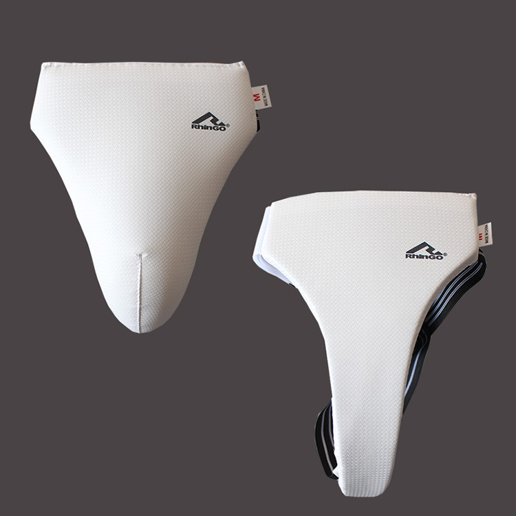 工厂批发成人儿童跆拳道护具护裆 女生草席纹护裆护具