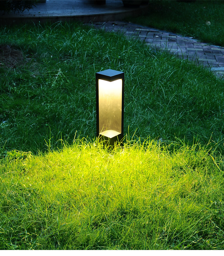 草坪灯户外庭院灯草地灯防水方形简约现代别墅灯花园灯小区景观灯