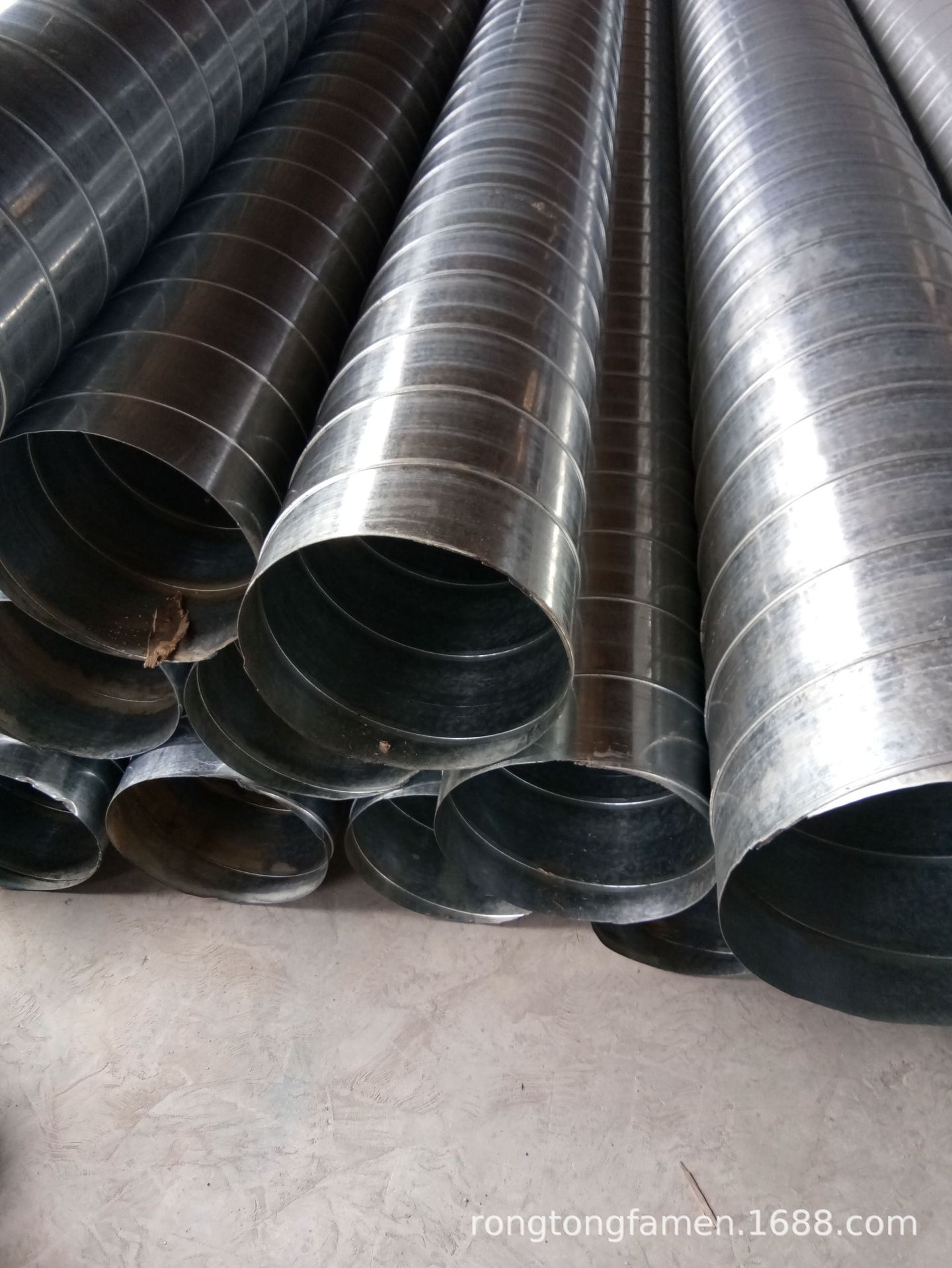 安徽碳钢圆形风管,泊头圆形风管,除尘通风工程配件