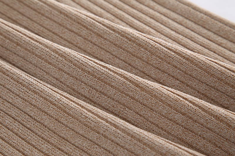 百褶半身裙_2018春夏针织冰丝曲珠百褶女大摆裙中长款a字大摆裙2811 -