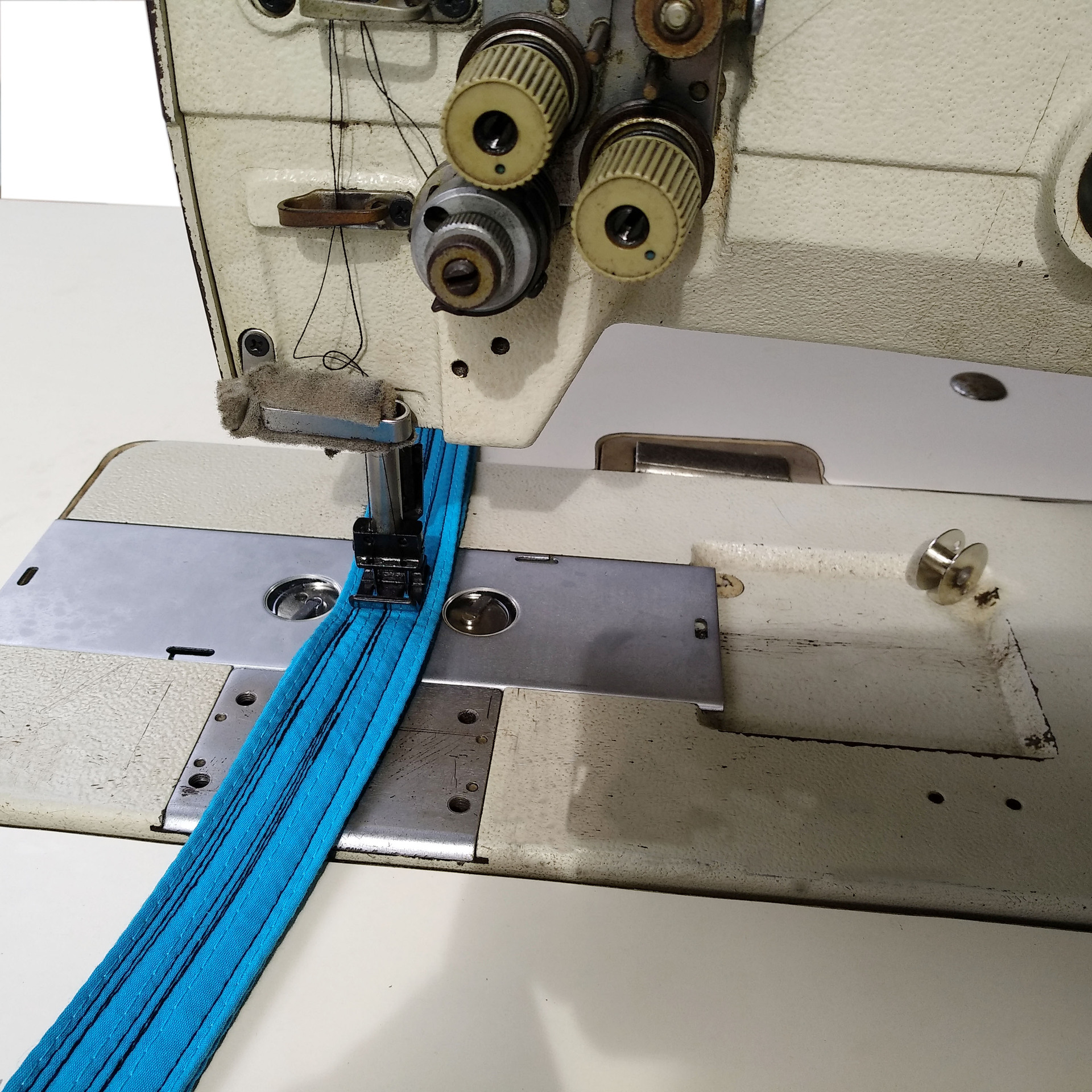 供应二手进口缝纫机兄弟牌842双针车brother双针机双针服装设备