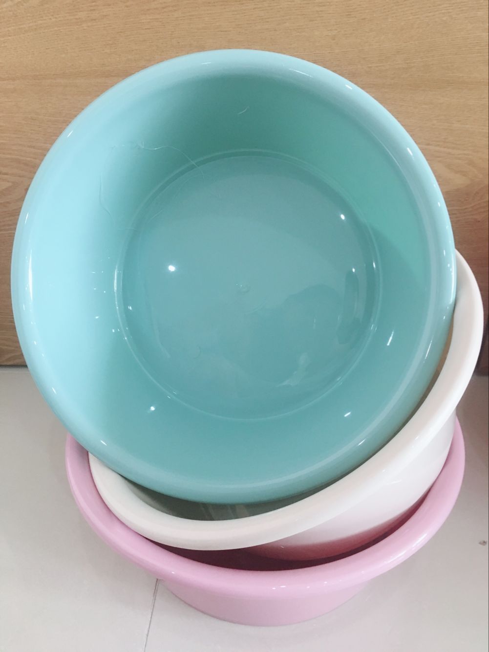 厂家批发塑料脸盆家用加厚可定制宝宝盆学生洗脸盆洗脚盆家用盆