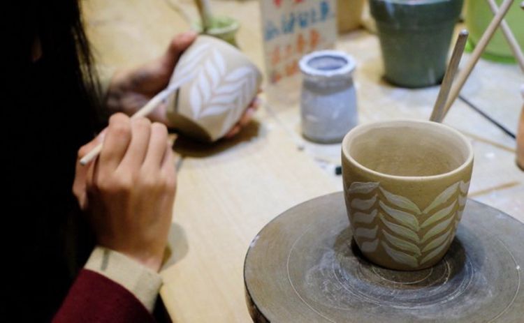 厂家直销陶艺转盘雕塑转盘泥塑转台陶艺工具套装手动铸铁绘画泥塑