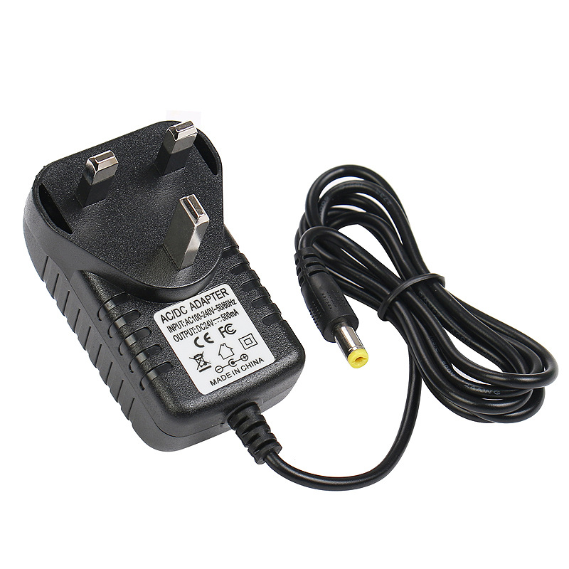 电源适配器12v2a 恒压插墙式24w开关电源 按摩器设备监控专用电源