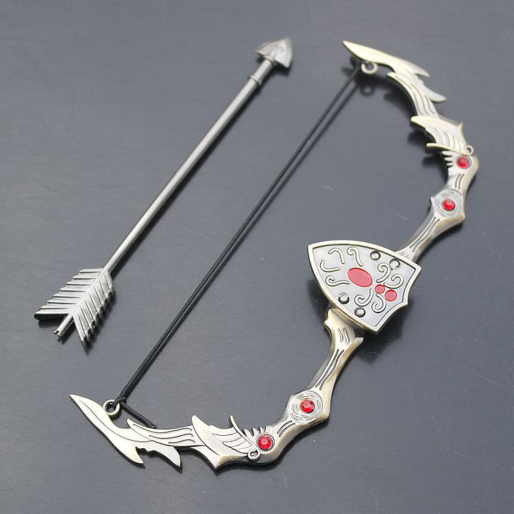 lol英雄联盟武器寒冰射手艾希弓箭合金兵器模型道具玩具