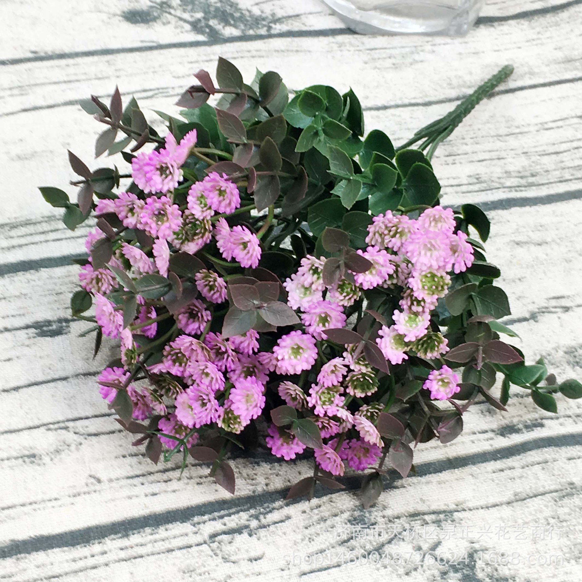 仿真塑料水草满天星仿真花假花婚庆家居绿植墙工程装饰塑料花