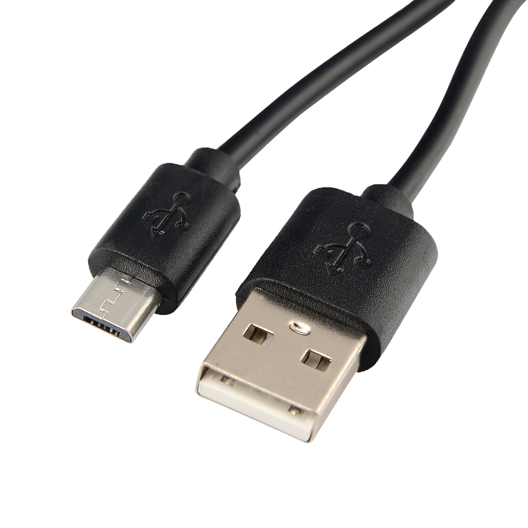 80cm安卓通用充电线v8电源配线2a快充迈克usb圆线0.8米2安micro