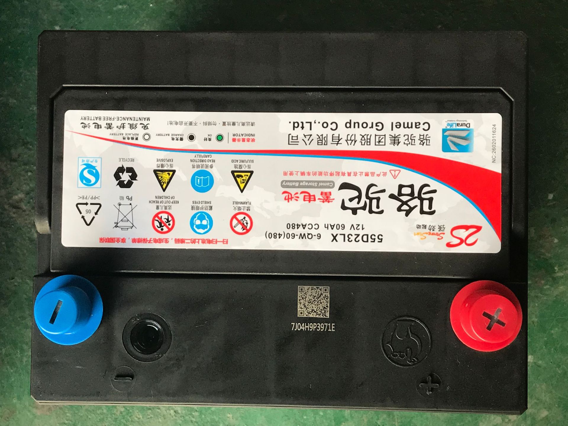 骆驼蓄电池汽车电瓶/电动车电池/12v60ah 电瓶车蓄电池[厂家批发]