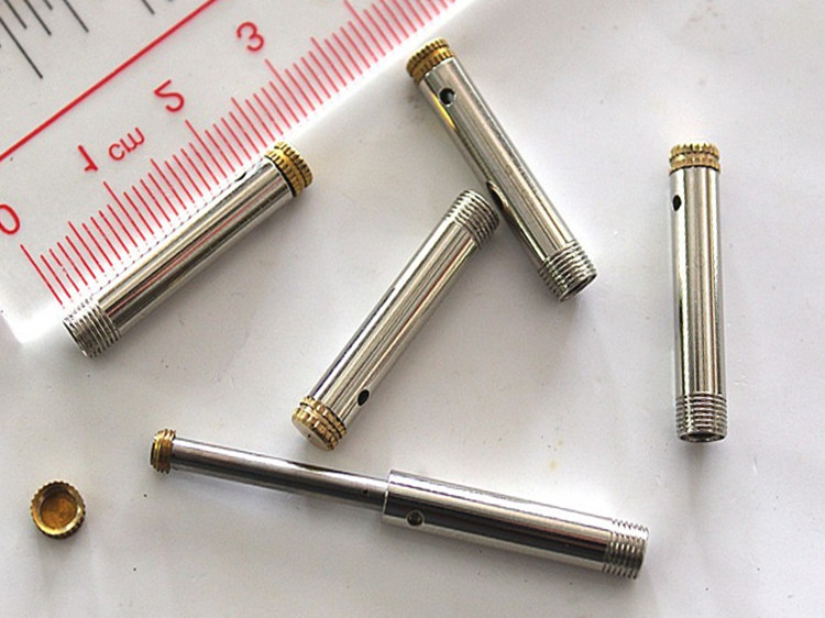 烟嘴过滤铜头 大容量加长过滤芯 新型可拆洗拉杆过滤器 烟嘴配件