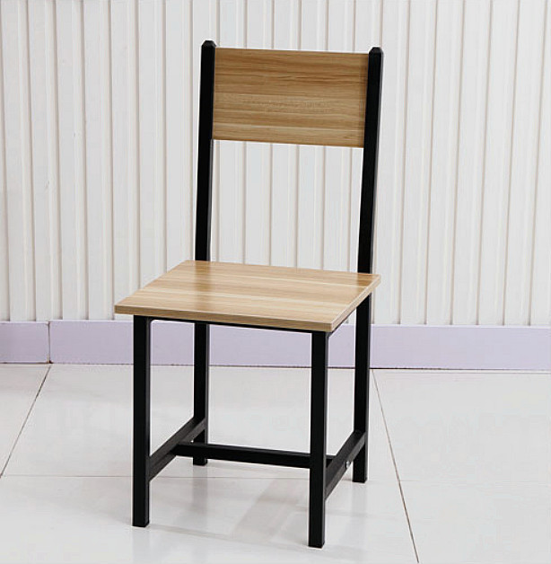 简易钢木椅子靠背办公椅家用餐椅小吃饭店椅厂家直销批发
