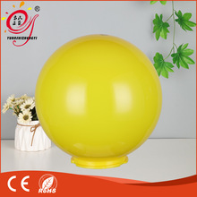 厂家批发预定黄色亚克力圆球灯罩250mm口径120mm多种颜色可选