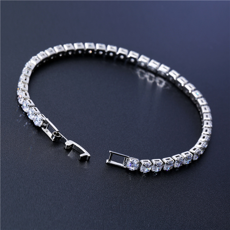 European and American Men's and Women's Hip Hop 4.0 Bracelet Wholesale Cross-Border Sold Jewelry Amazon EBay Hot Sale Micro Inlaid Zircon Bracelet