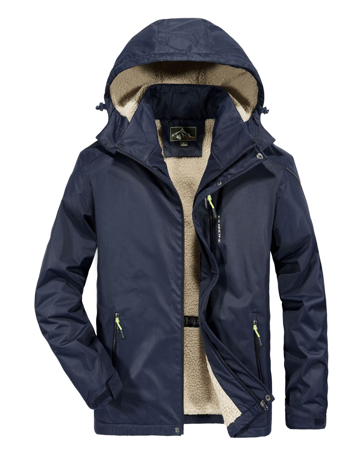 2018秋冬男装棉衣休闲外套保暖加厚棉袄上衣加绒夹克8687旅游团购