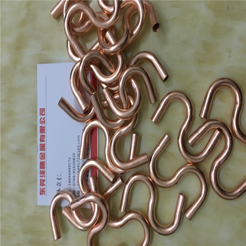 t2紫铜管加工厂铜管折弯紫铜弯管纯铜管折弯加工铜管非标定制