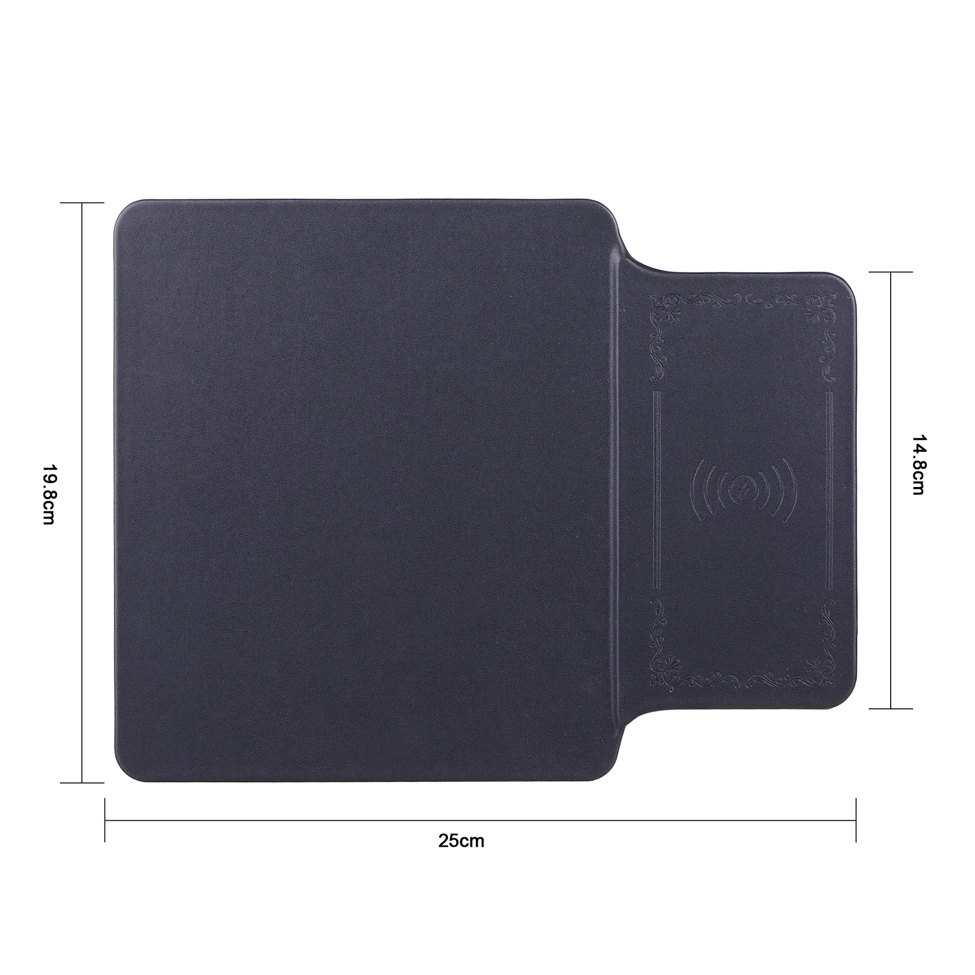 qi无线充电鼠标垫超薄桌面无线发射器鼠标垫适用于iphonex8