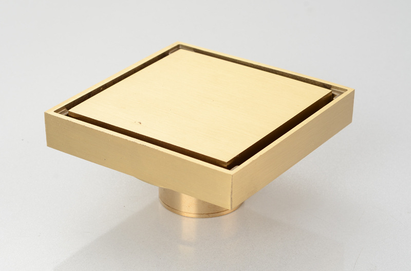 君御卫浴 黄铜厨房浴室卫生间淋浴下水防臭防虫加厚隐形地漏 批发