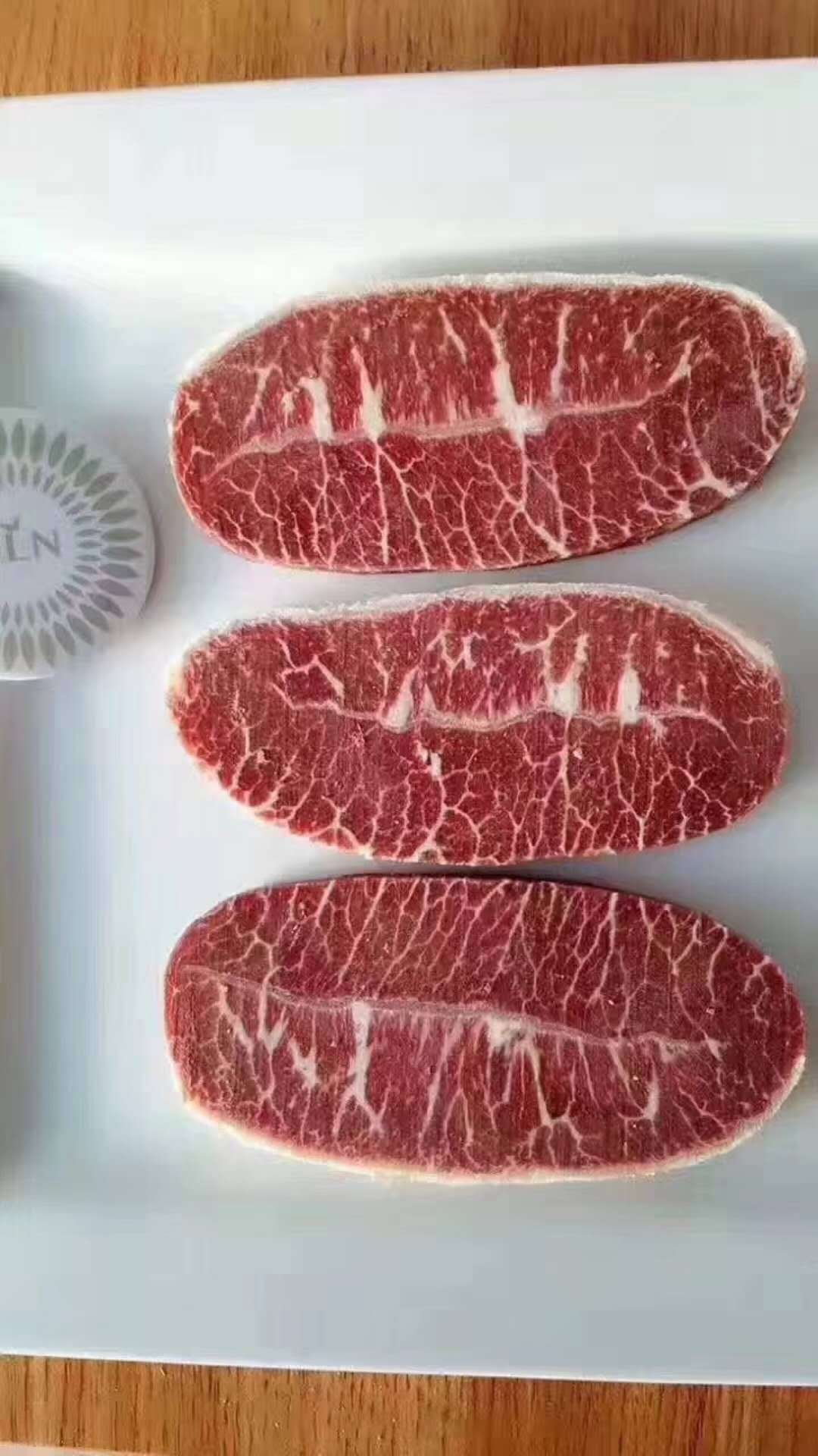 澳洲进648厂yg谷饲级板腱冷冻牡蛎肉正关货冷冻生鲜牛排非腌制