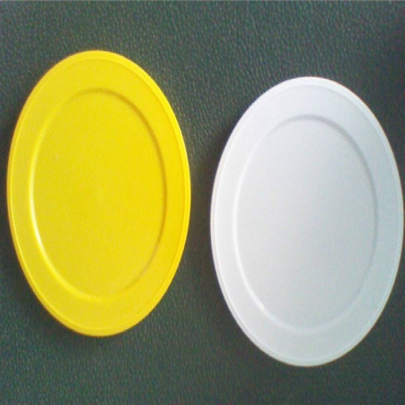 厂家热销塑料防尘盖圆形易拉罐盖奶粉盖401塑料盖子
