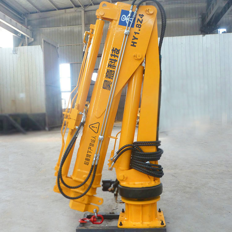 8吨液压折臂皮卡吊 车载小吊机