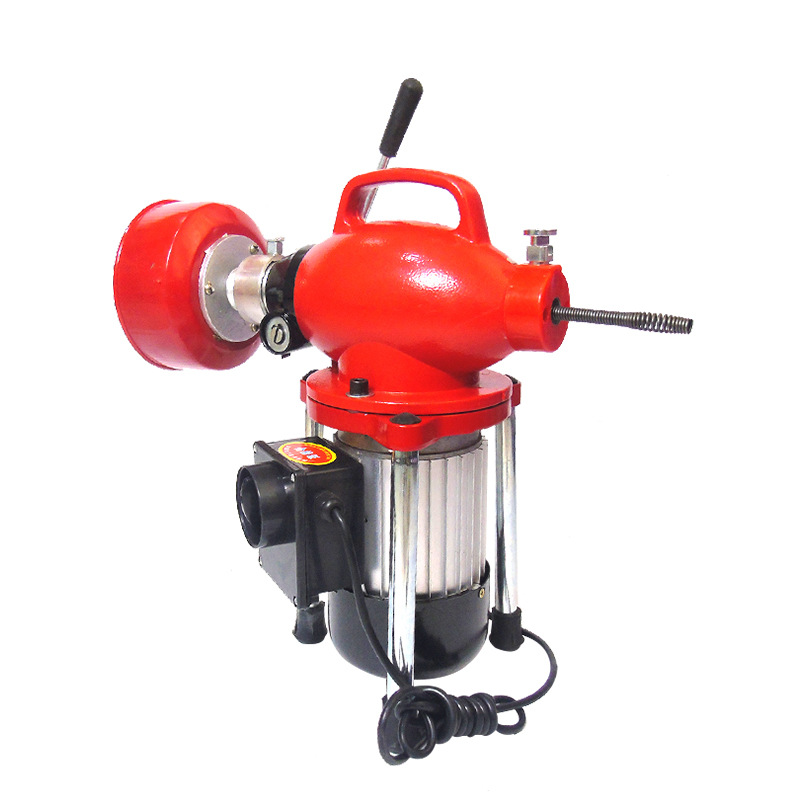 下水道疏通器机80型电动管道疏通机家用地漏马桶堵塞疏通管道工具