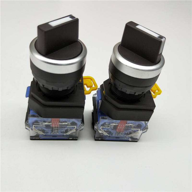 22mm正品上海一佳选择旋转按钮开关 la38-11x2 1开1闭-阿里巴巴