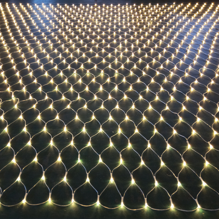 厂家直销led渔网灯定制款户外防水圣诞节日婚庆装饰彩灯