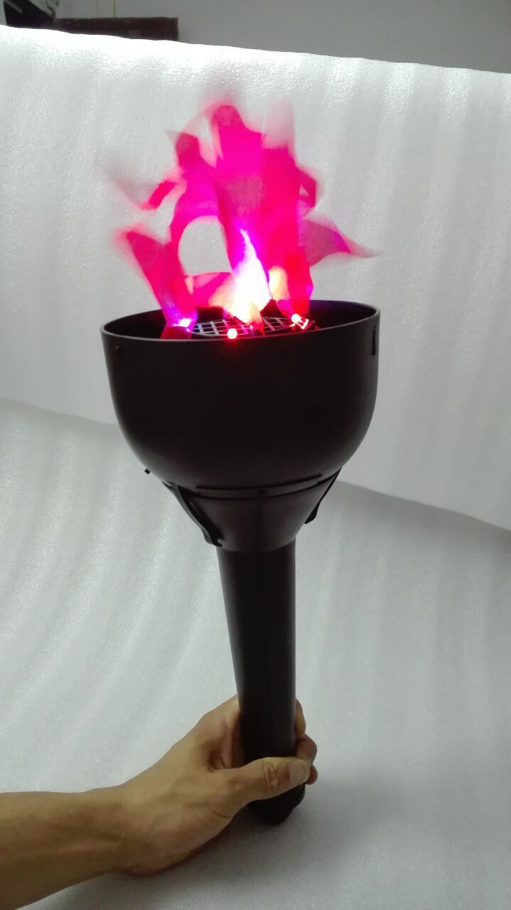 仿真电子火炬电池4合1多功能led火焰灯手持悬挂平放装饰灯亚马逊