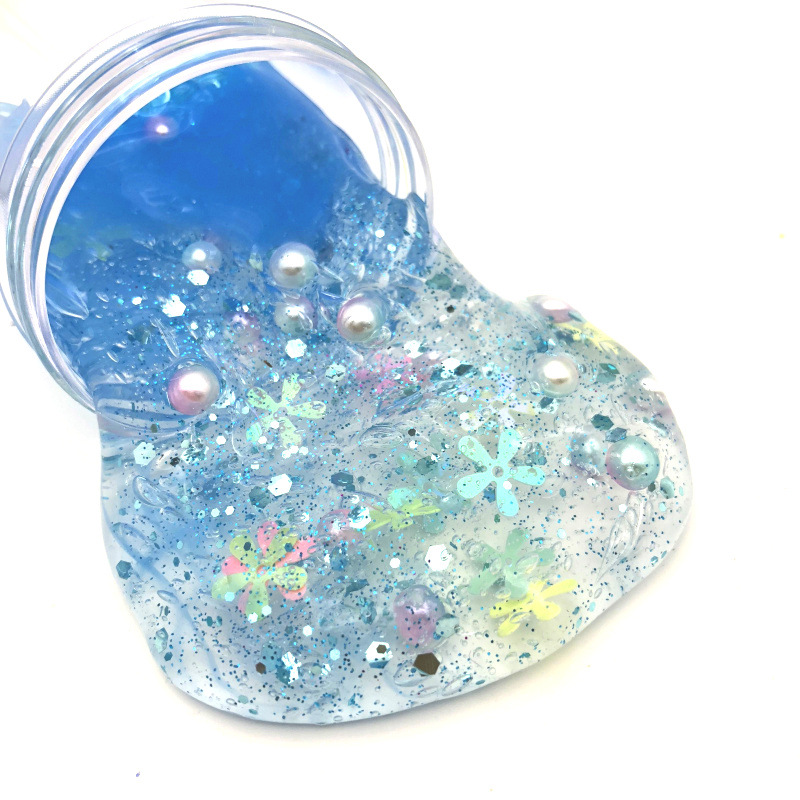 水晶泥slime 海洋亮片彩泥史莱姆diy玩具套装